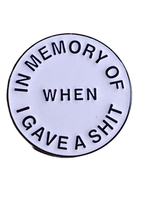 Memory Enamel Pin