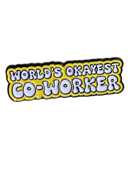 Co-Worker Enamel Pin