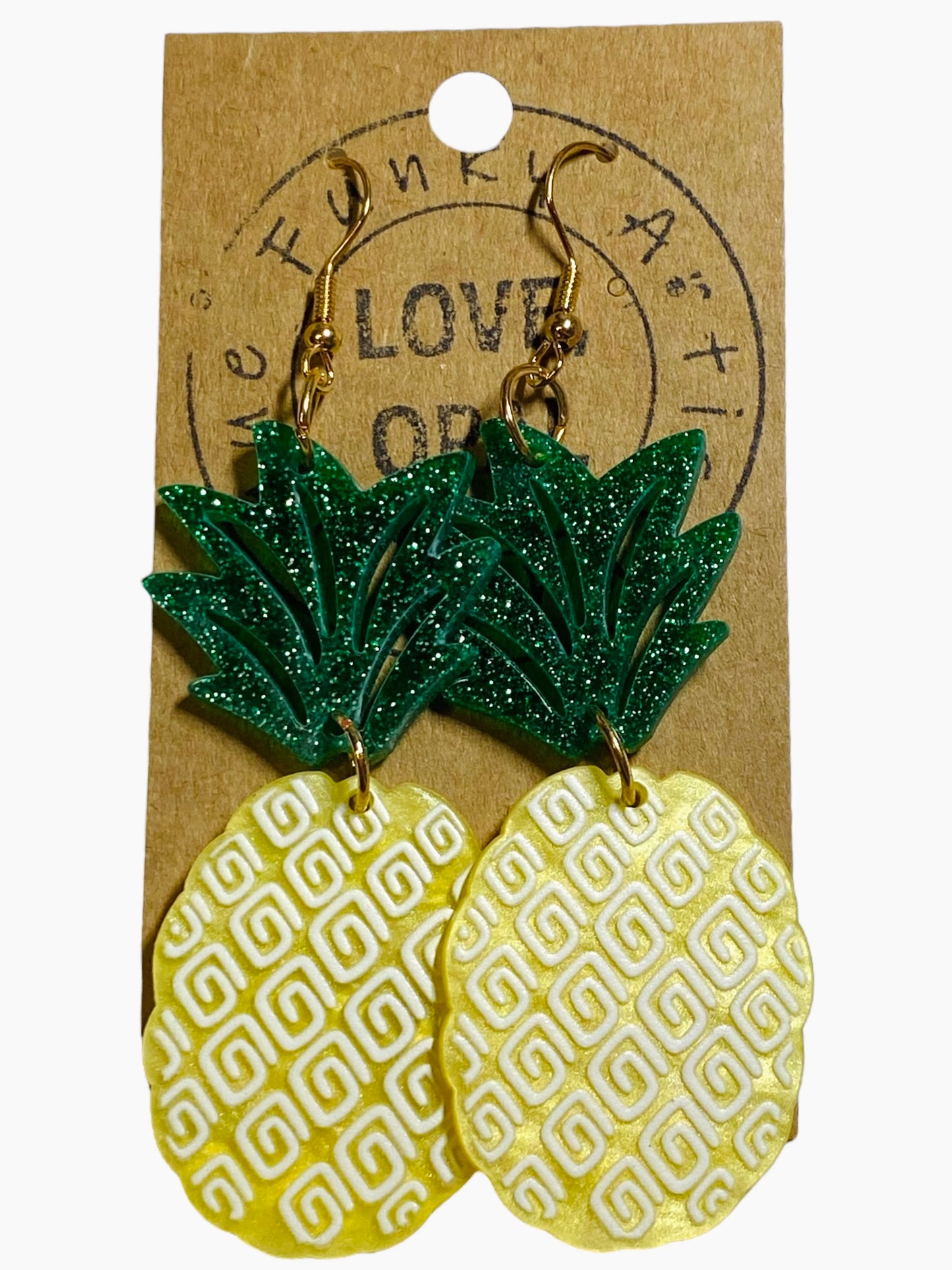 Pretty Pineapple Dangle Earrings