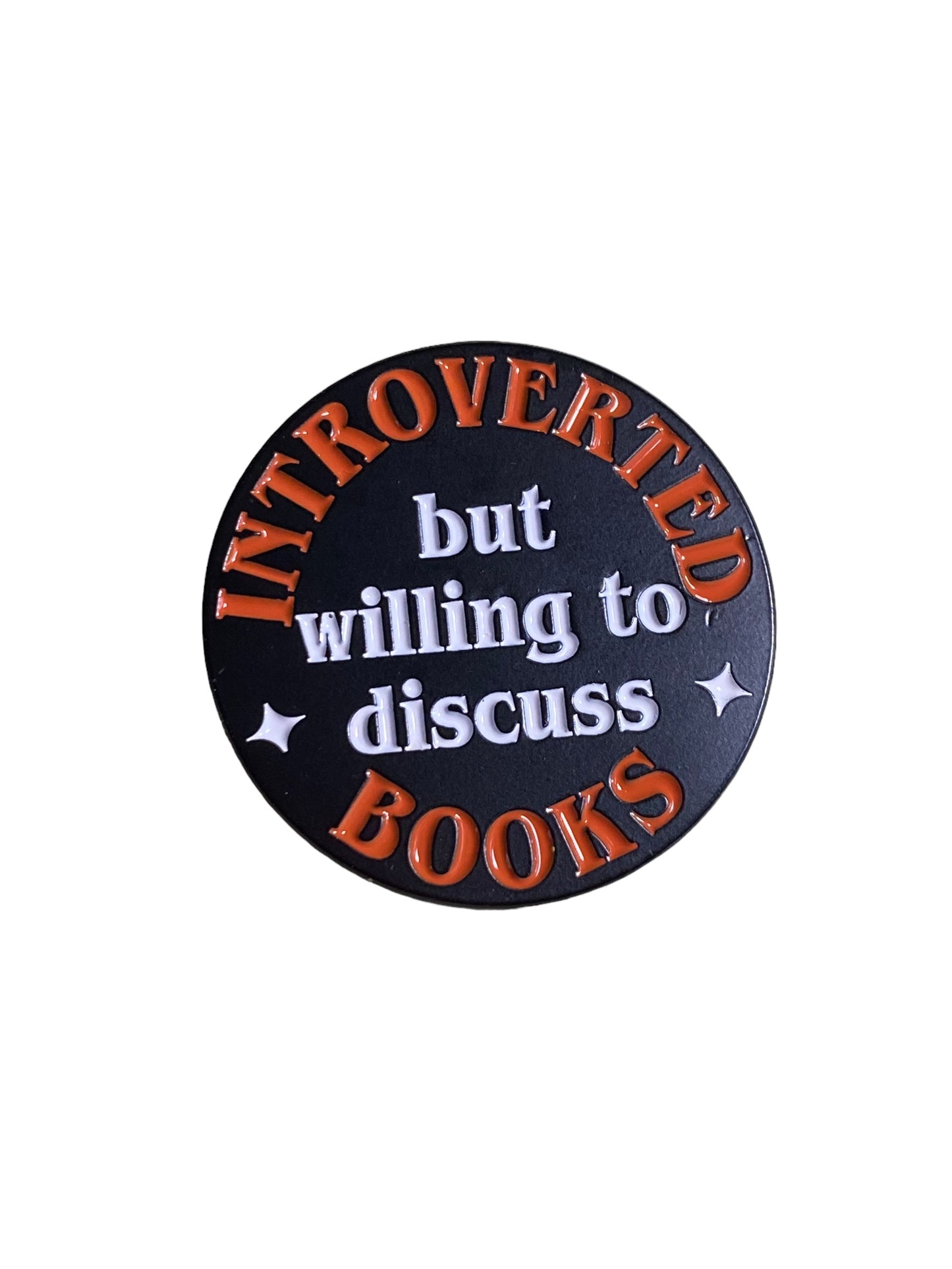 Introverted Enamel Pin