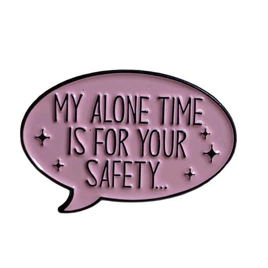 Alone Time Enamel Pin