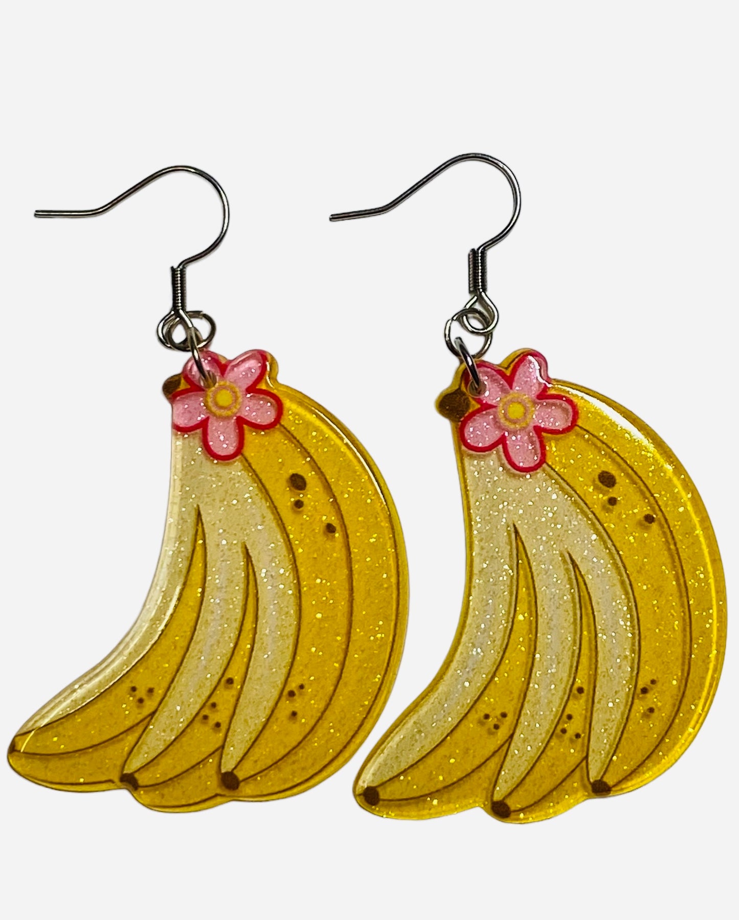 It’s Bananas! Glitter Earrings