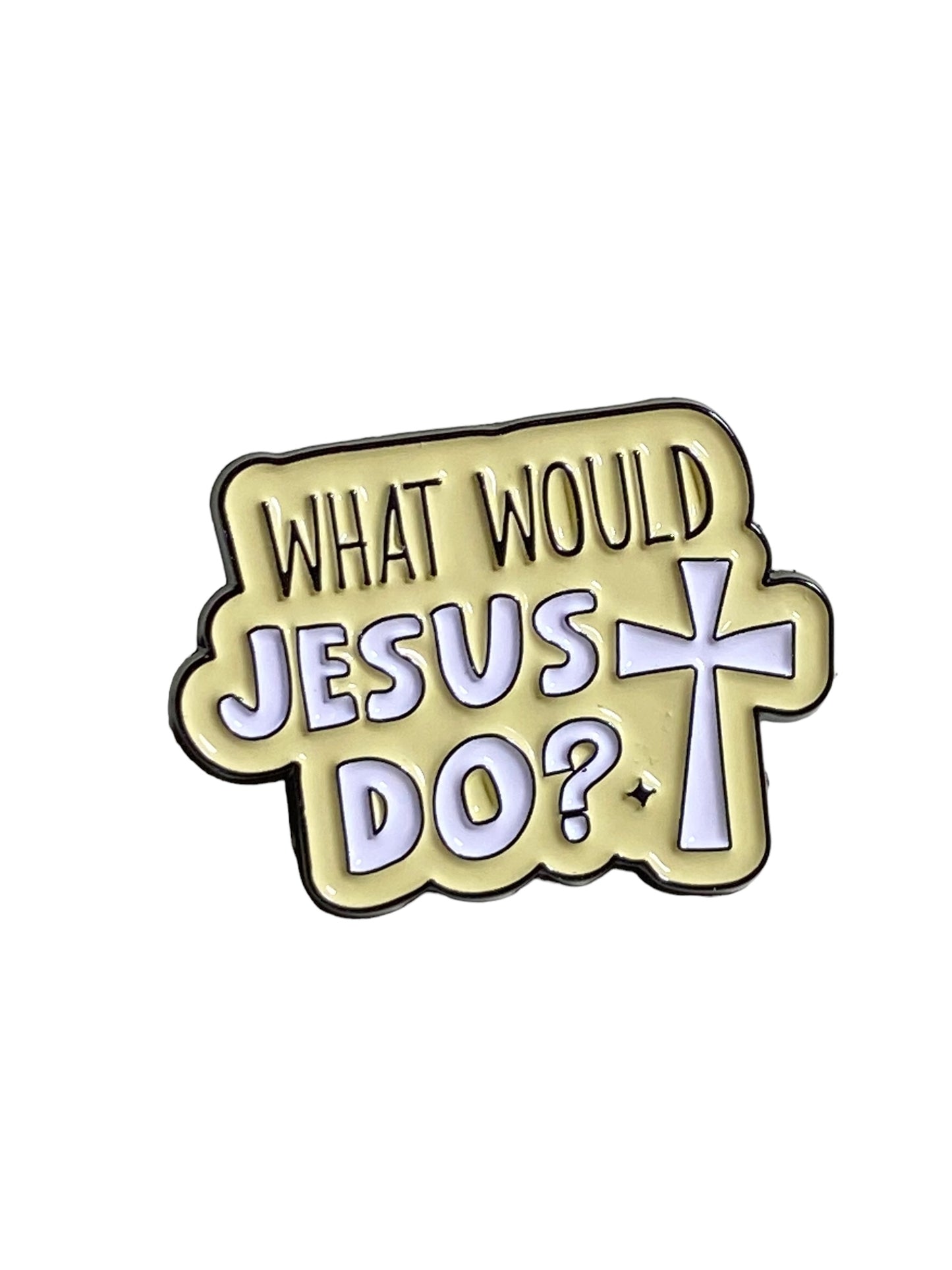 WWJD Enamel Pin