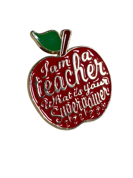 Teacher Enamel Pin