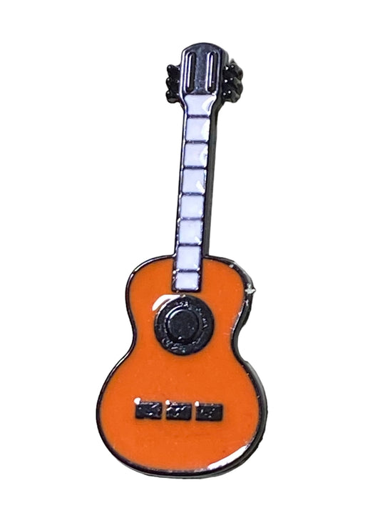 Acoustic Guitar Enamel Pin