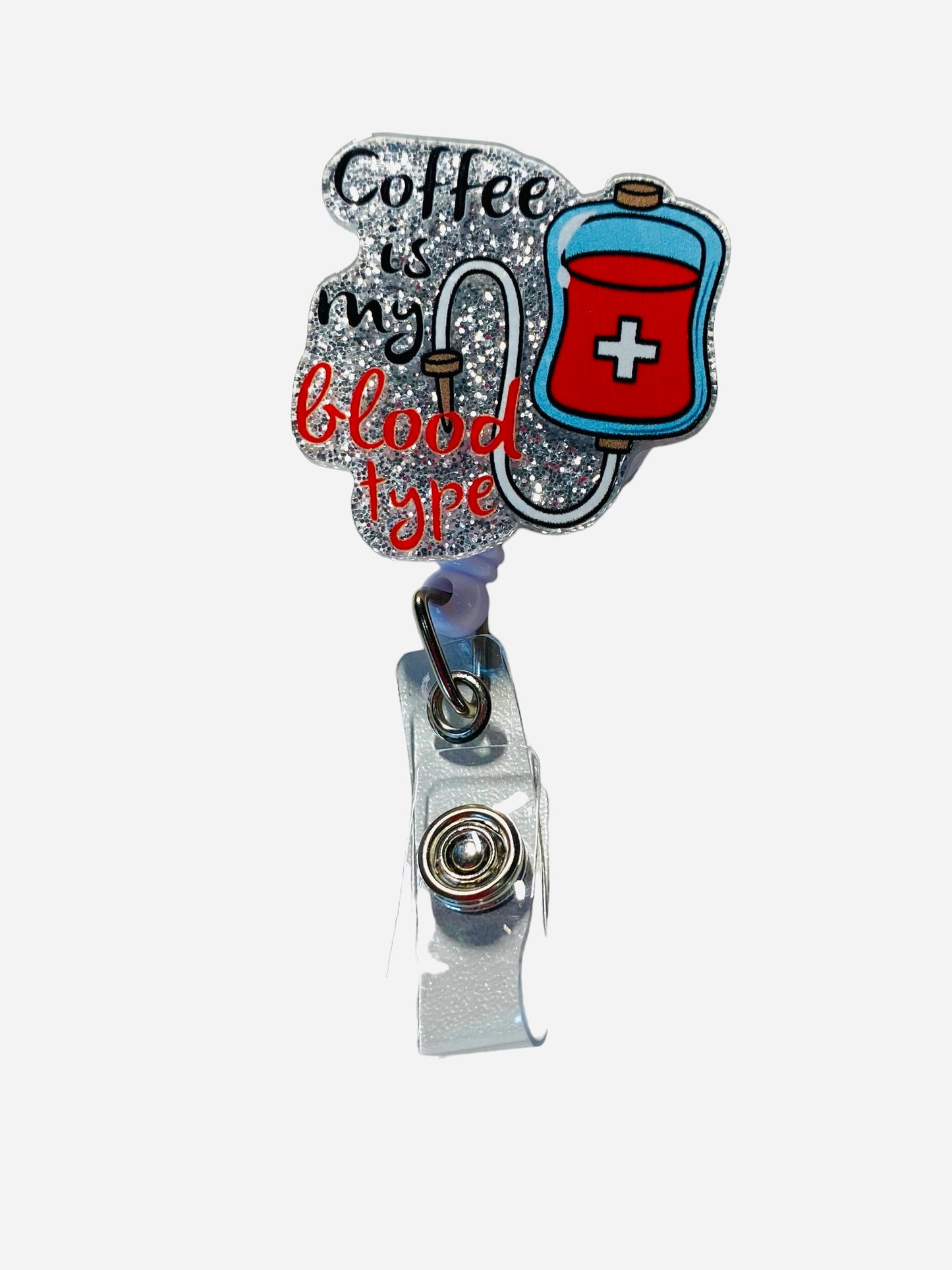 Coffee IV Badge Reel