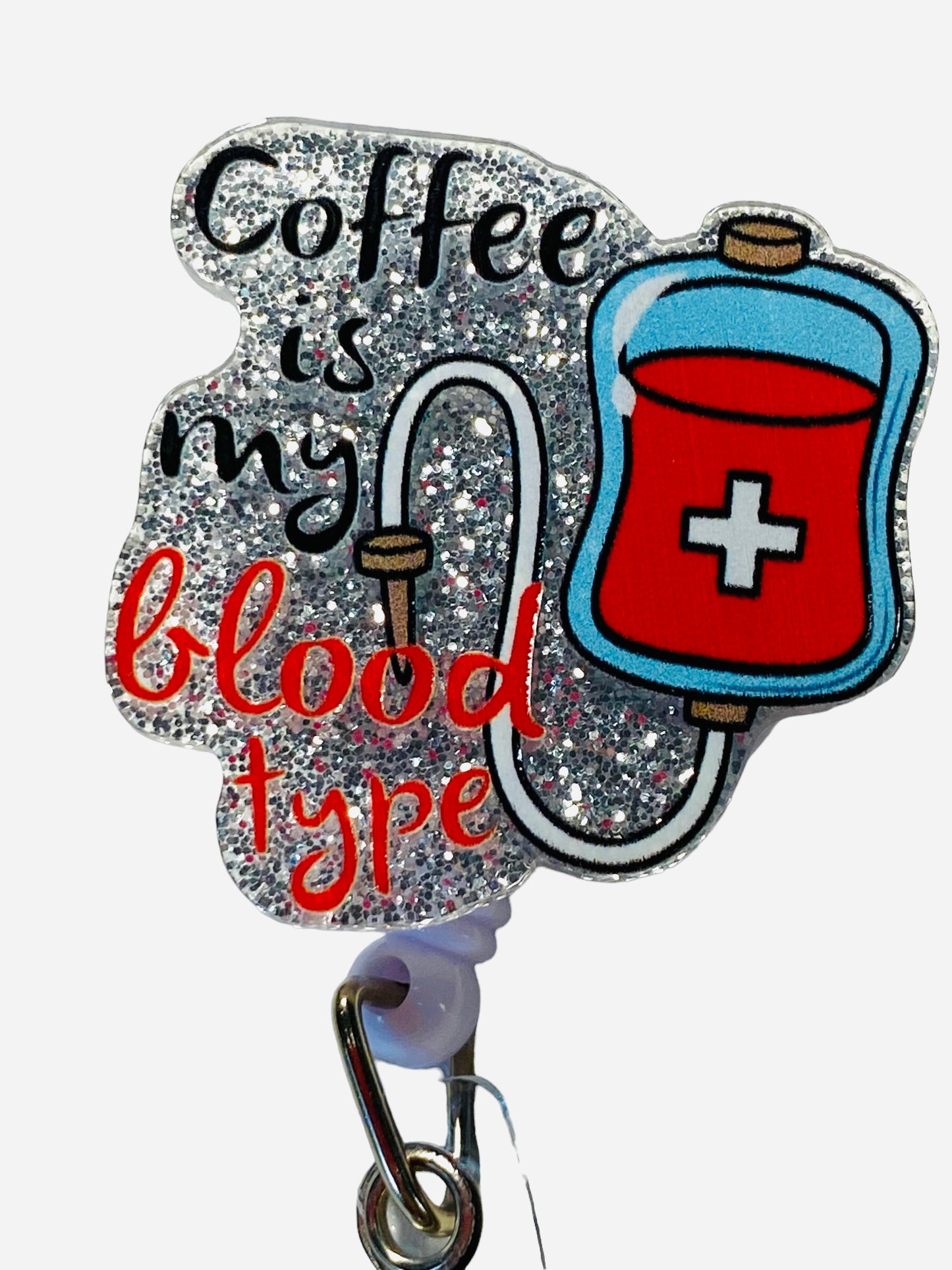 Coffee IV Badge Reel