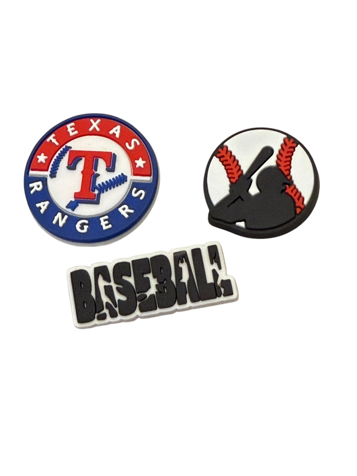 Texas Rangers Baseball Croc Charm pack